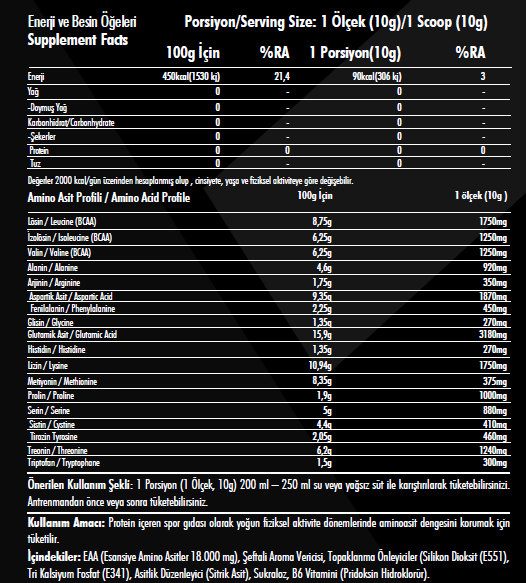 EAA-X Eaa Powder 250Gr