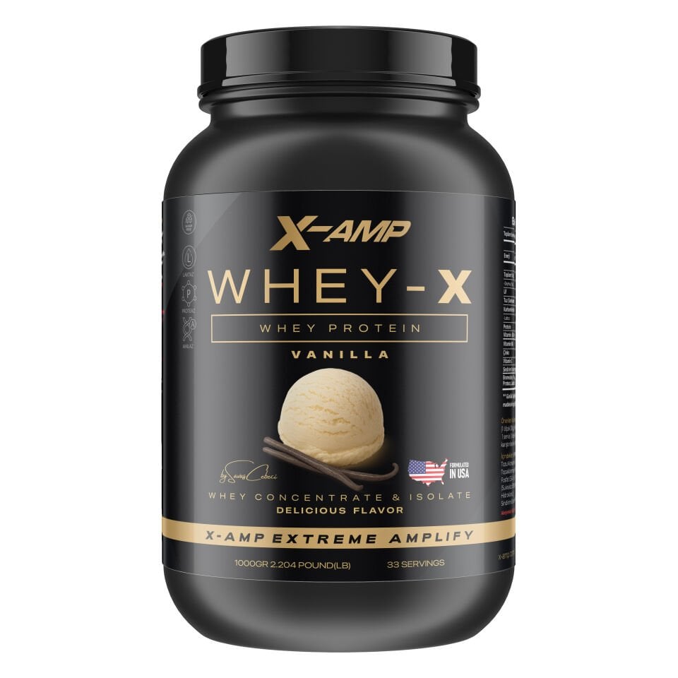 WHEY-X Whey Protein Tozu 1000Gr VANILLA